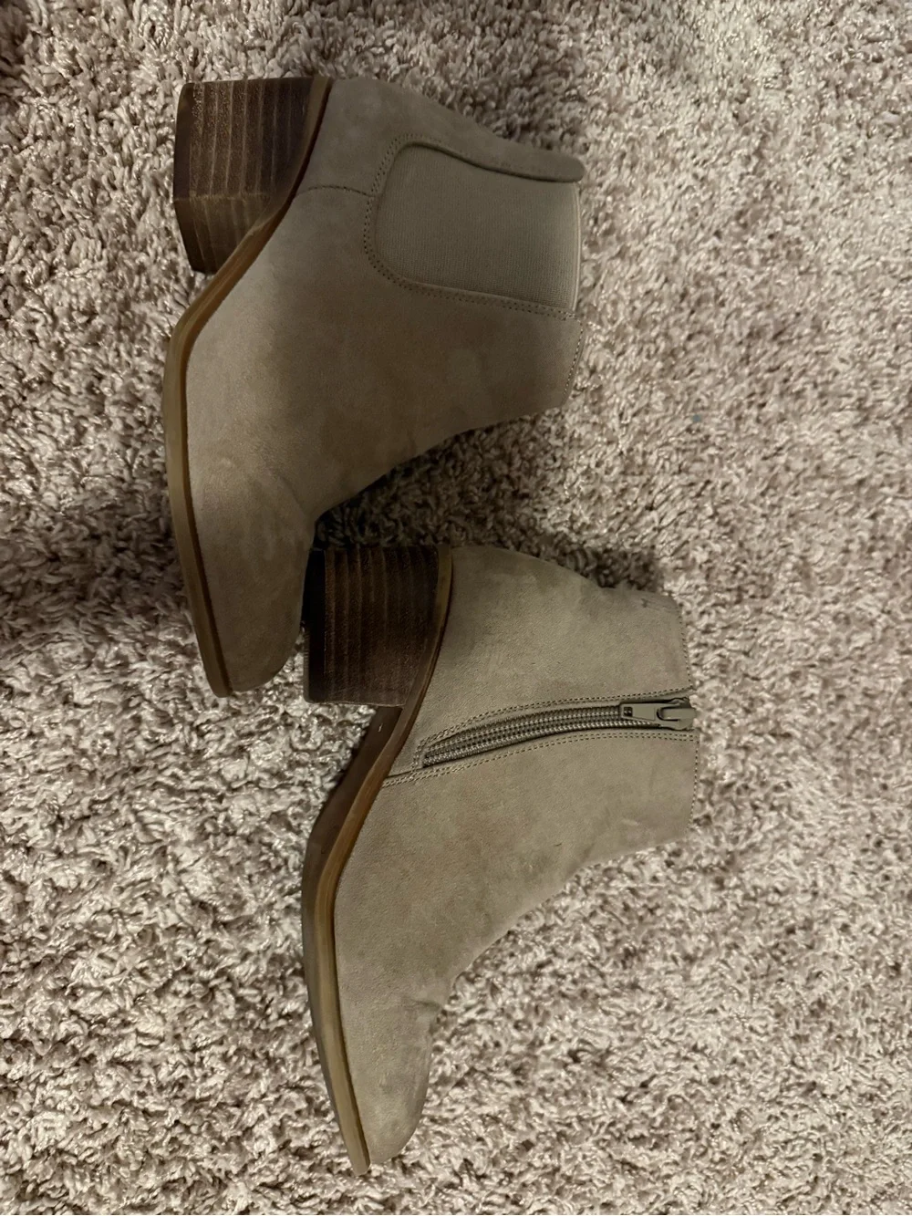 Treasure & Bond Taupe Suede Girls' Ankle Boots